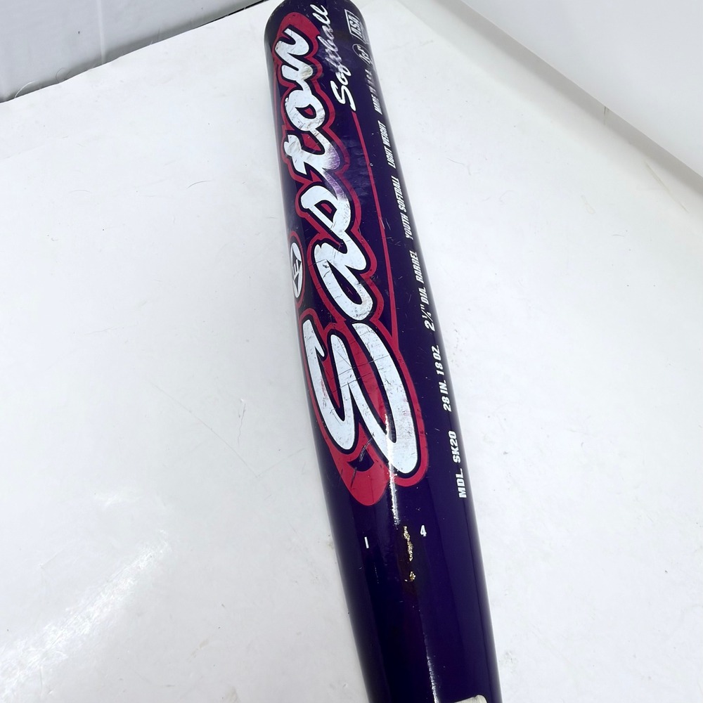 Easton SK20 Youth Softball Bat 28 in 18 oz 2 1/4" Barrel ASA BPF 1.20 Purple